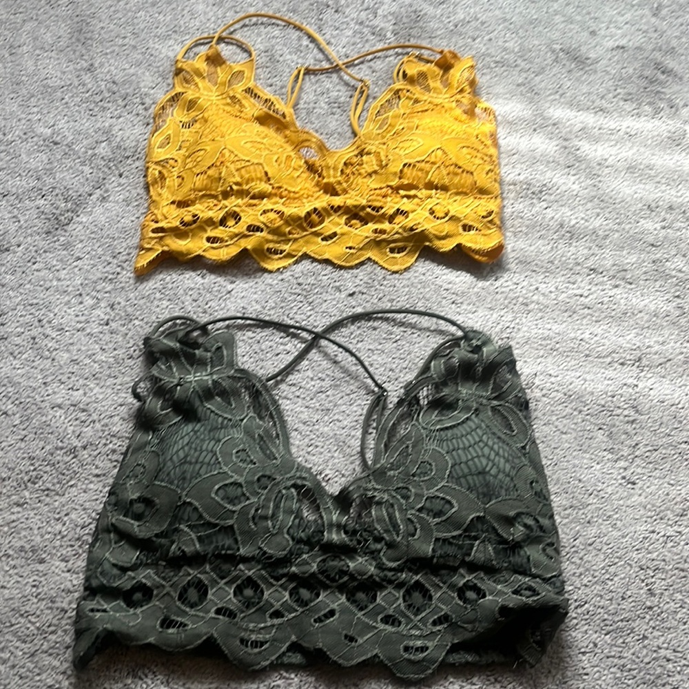 2 for $12 Crochet bralettes!